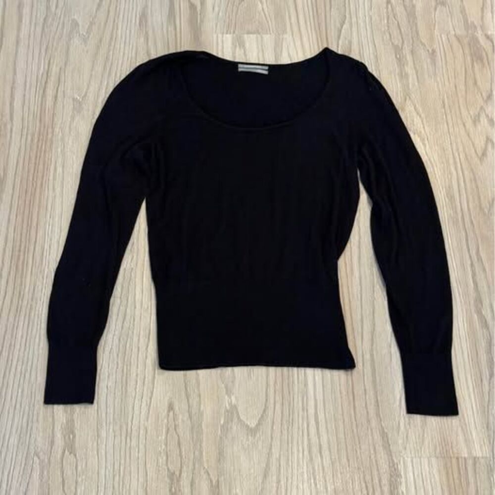 Anthropologie long sleeve blouse. Puff sleeve large - Picture 6 of 6